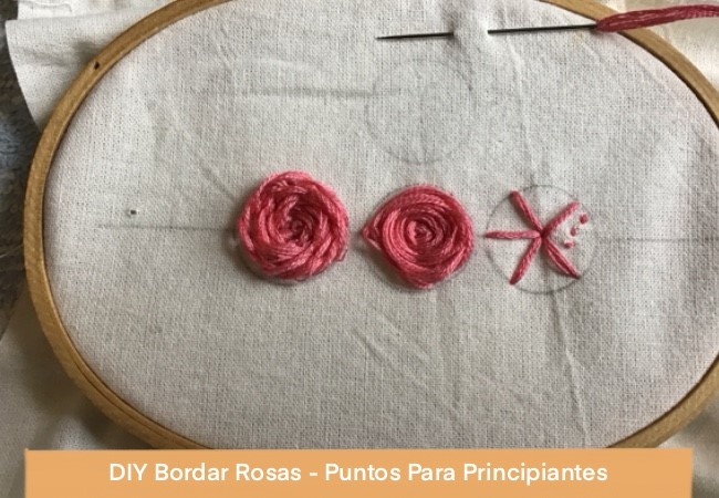 3 Puntadas Para Bordar Rosas