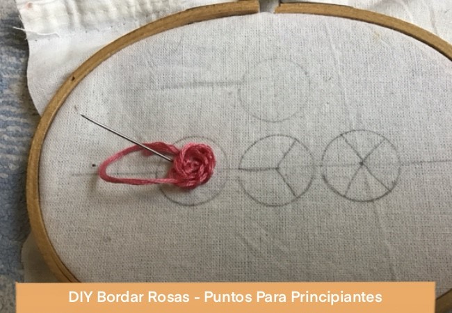 3 Puntadas Para Bordar Rosas