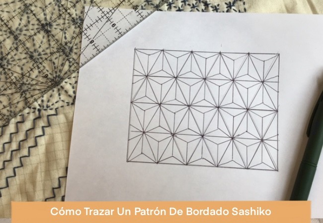 Trazar Un Patron Bordado Sashiko