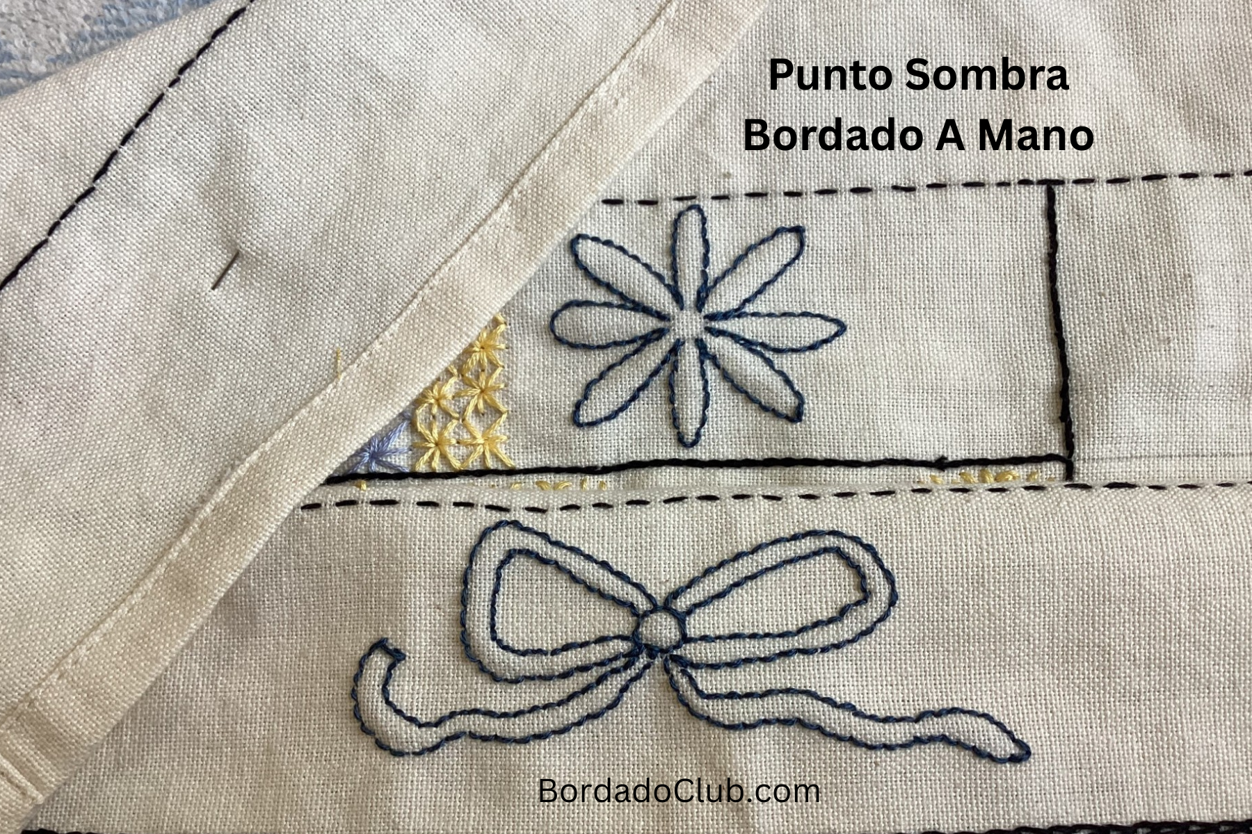 El Punto Sombra En El Bordado