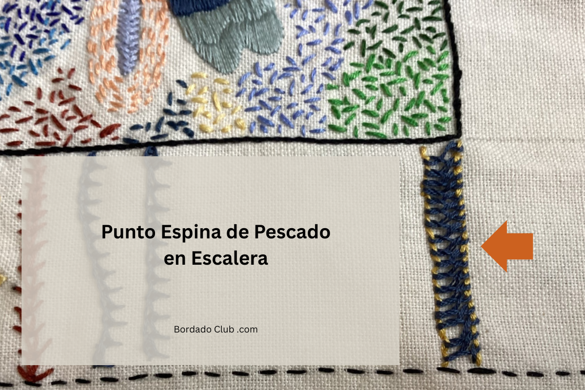 Punto Espina Pescado Escalera