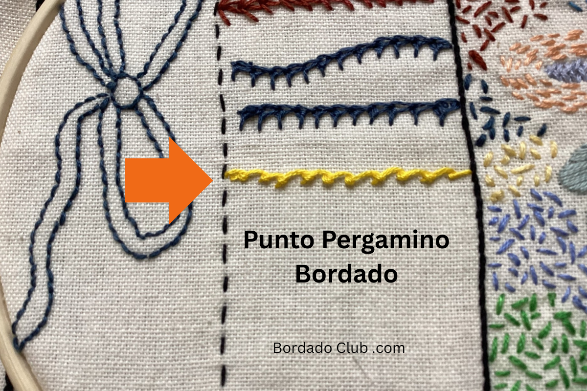Punto Pergamino Bordado