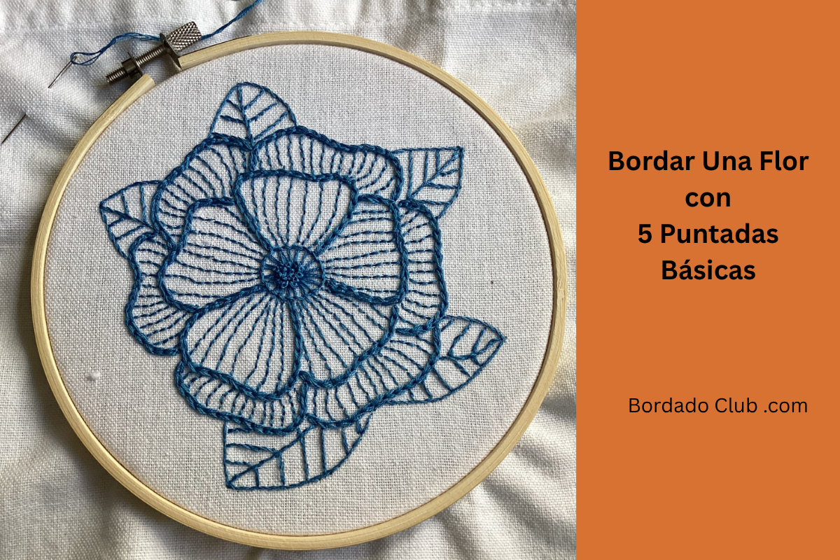 Bordado Flor 5 Puntos Basicos
